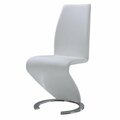 Global Furniture Usa D9002DC-WH M Dining Chair White D9002DC-WH (M)